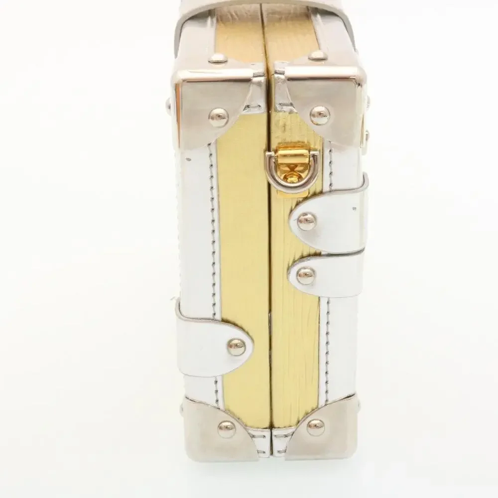 LOUIS VUITTON Epi Petite Mar Shoulder Bag Silver Gold M54652